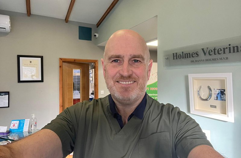 Dr. Danny Holmes at the clinic