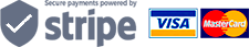 Secure payments powered by Stripe - Visa, MasterCard accepted