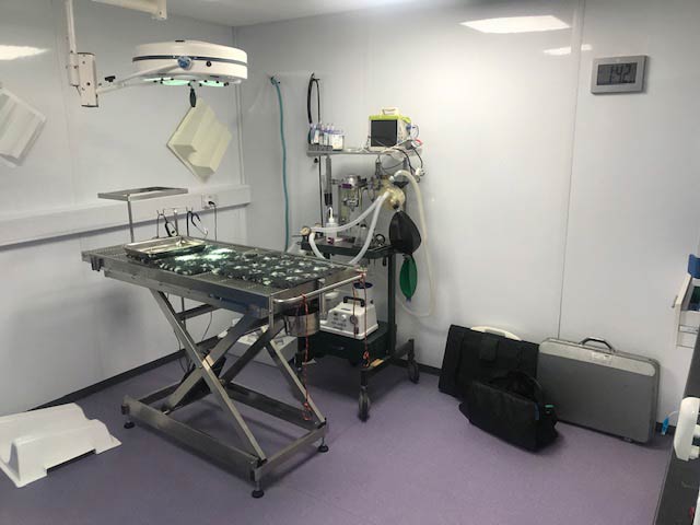 State-of-the-art surgical suite